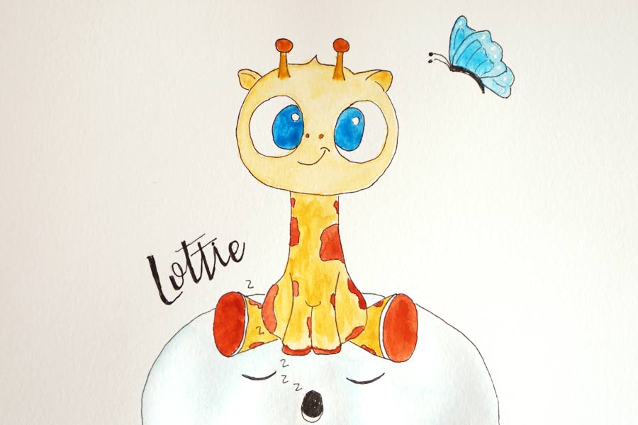 Lottie A Cute Baby Giraffe